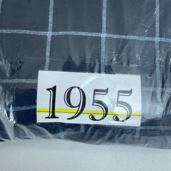 Ann Taylor Loft Modern Navy & White Plaid Cotton Pants Womens Size 27/4 - 1955 - Picture 10 of 11